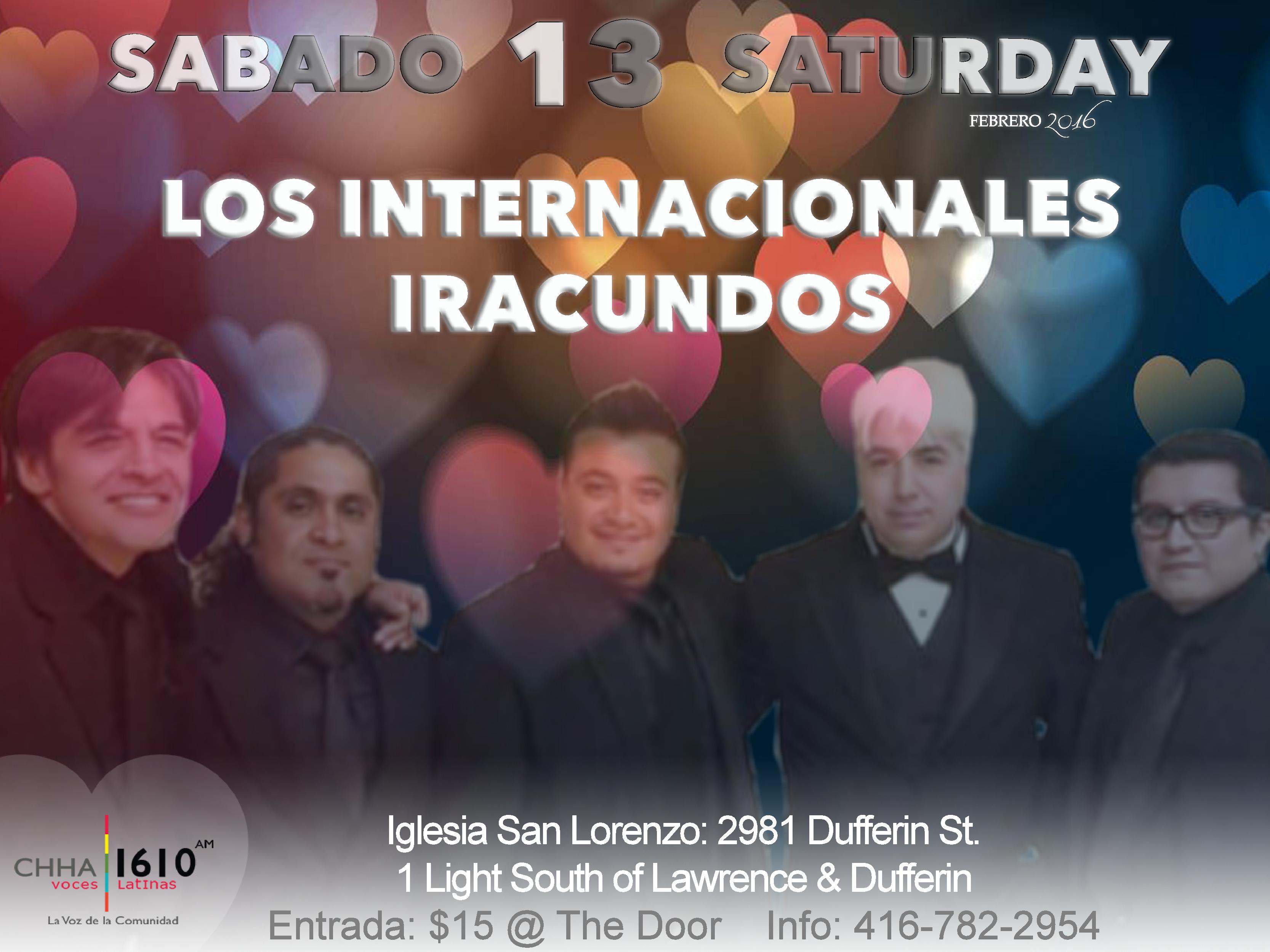 Los Internacionales Iracundos Realizan Concierto en Iglesia San Lorenzo