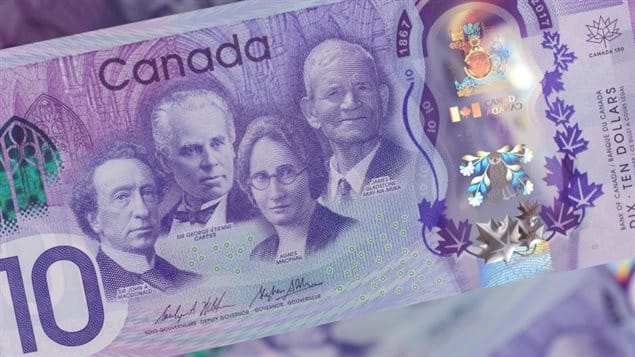 Nuevos billetes de $10 Conmemoran los 150 años de Canadá