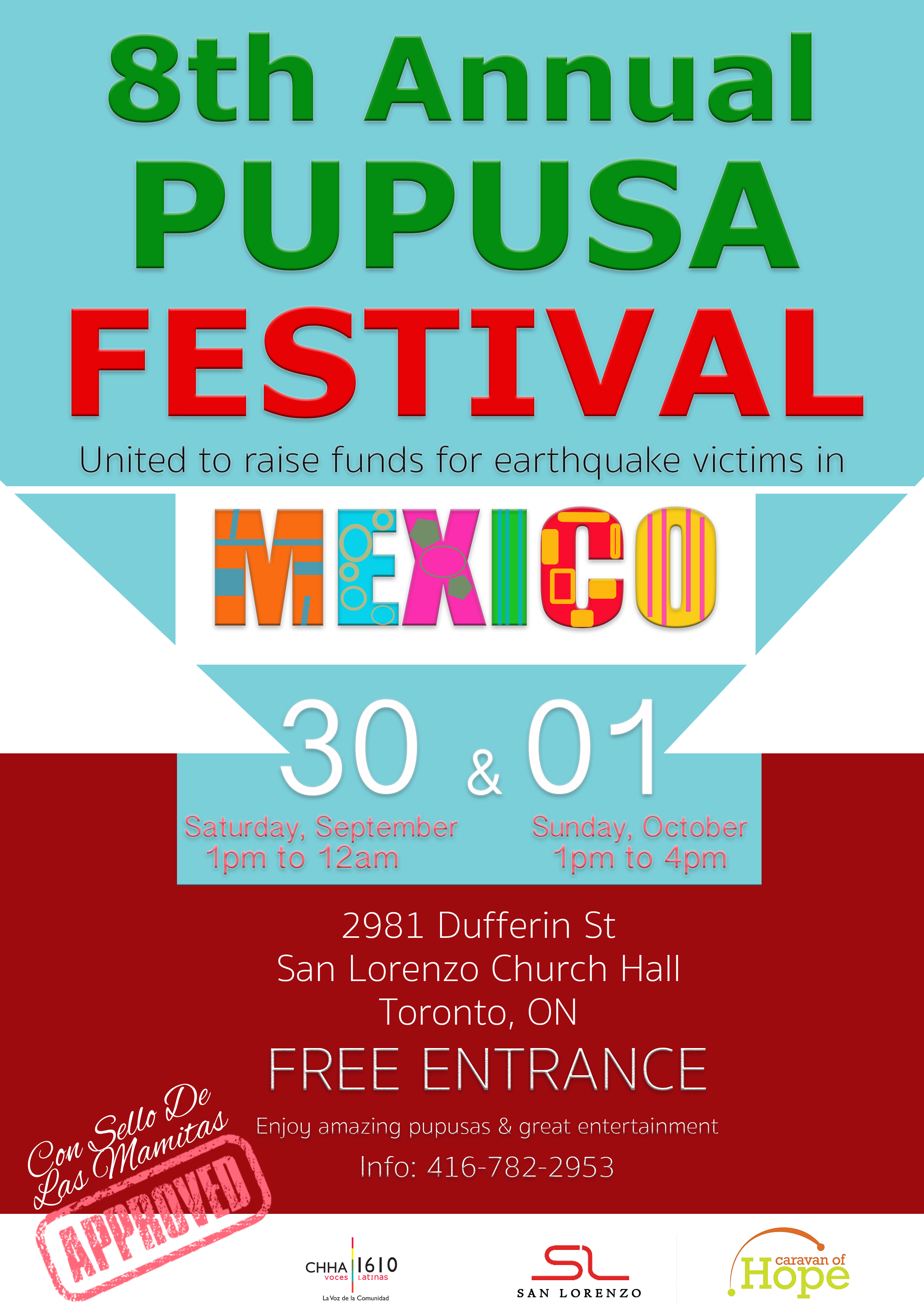 Festival de la Pupusa 2017 se realiza en solidaridad con México