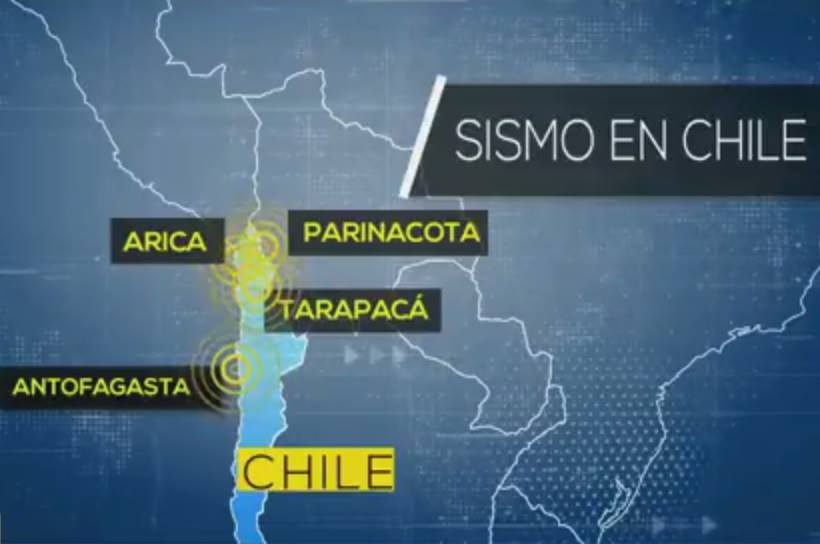 Gran cantidad de réplicas tras fuerte sismo magnitud 6.3 en el extremo norte de Chile